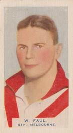 1933 Hoadley's Victorian Footballers #27 William Faull Front